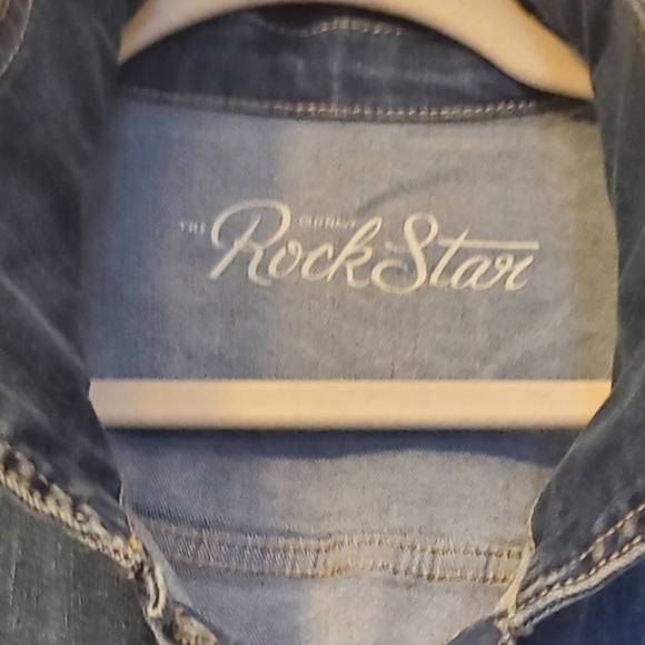 XL ROCKSTAR DENIM JACKET - Picture 4 of 6